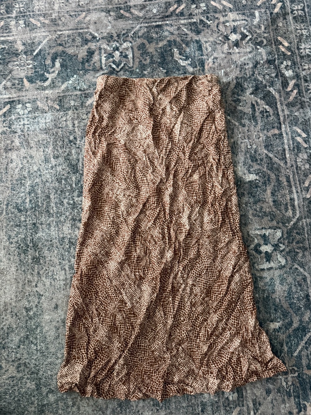 a new day Brown Textured Maxi Skirt
